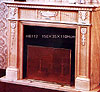 Chinese stone fireplace-018