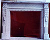 modern stone fireplace