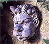 stone wall fountain