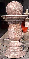 stone ball fountain