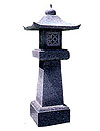 carved stone lantern