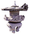 Chinese stone lantern for garden