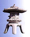 Chinese stone lantern for garden