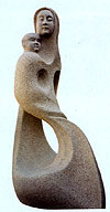 mother and child sculpture 03