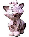 cat garden statue