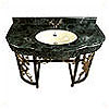 marble pedestal sink