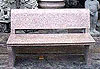granite garden benches