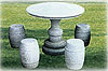 Chinese stone table&chair for garden