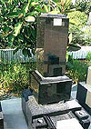 black granite headstones